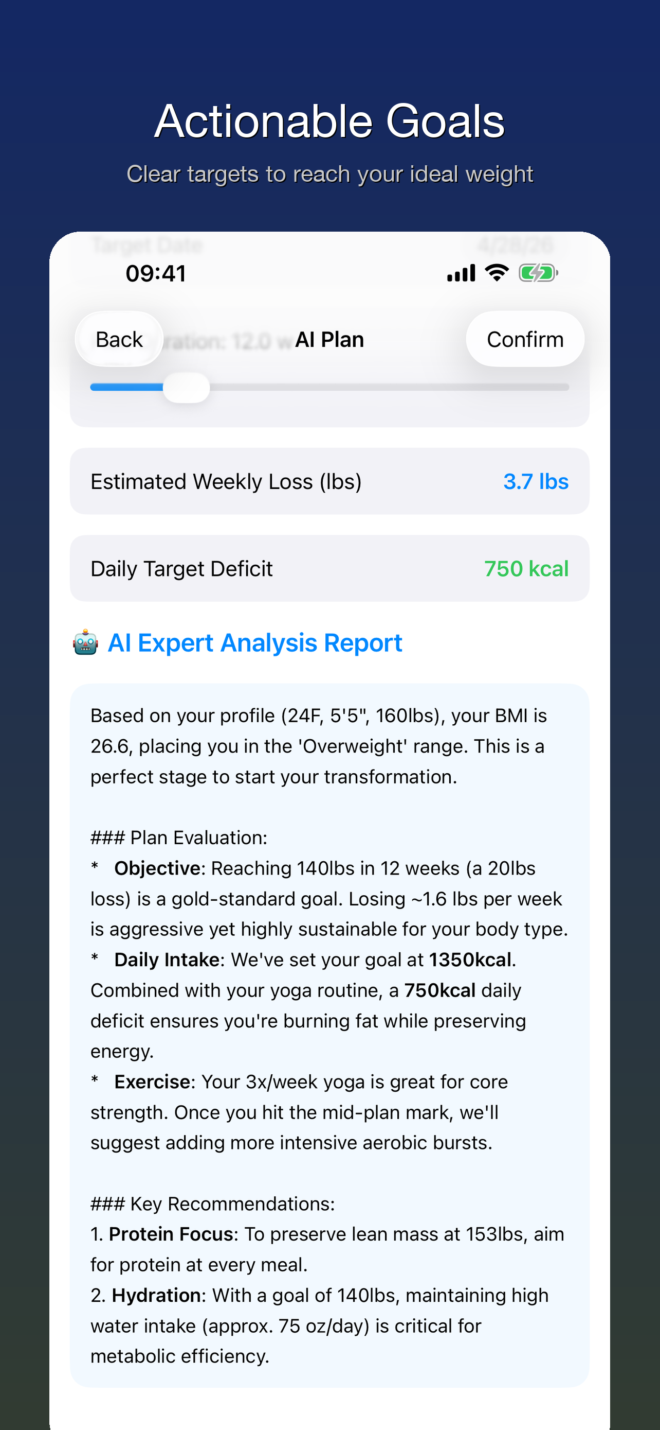 AI Generated Health Plan